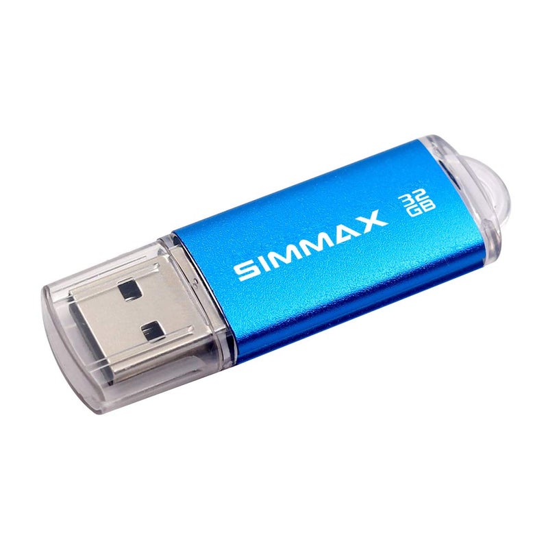 SIMMAX Memory Stick 32GB USB 2.0 Flash Drives Thumb Drive Pen Drive (32GB Blue) - Image 2